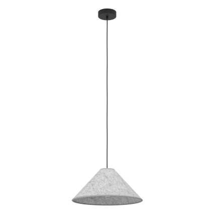 Eglo - Lampadario a sospensione con filo 1xE27/40W/230V grigio