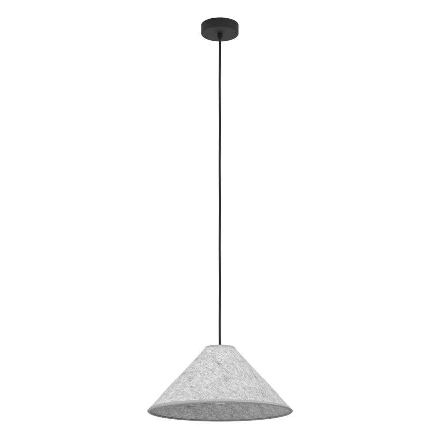 Eglo - Lampadario a sospensione con filo 1xE27/40W/230V grigio