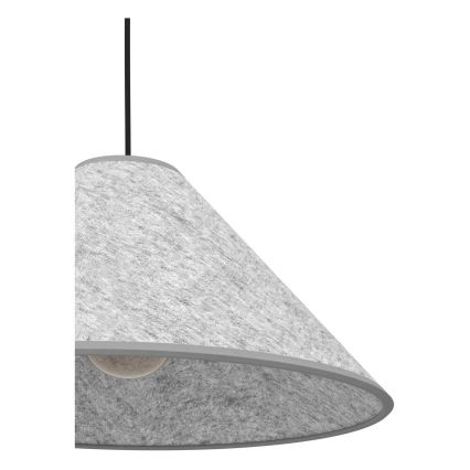 Eglo - Lampadario a sospensione con filo 1xE27/40W/230V grigio