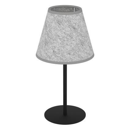 Eglo - Lampada da tavolo 1xE27/40W/230V grigio