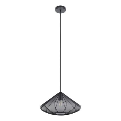 Eglo - Lampadario a sospensione con filo 1xE27/40W/230V diametro 42,5 cm nero
