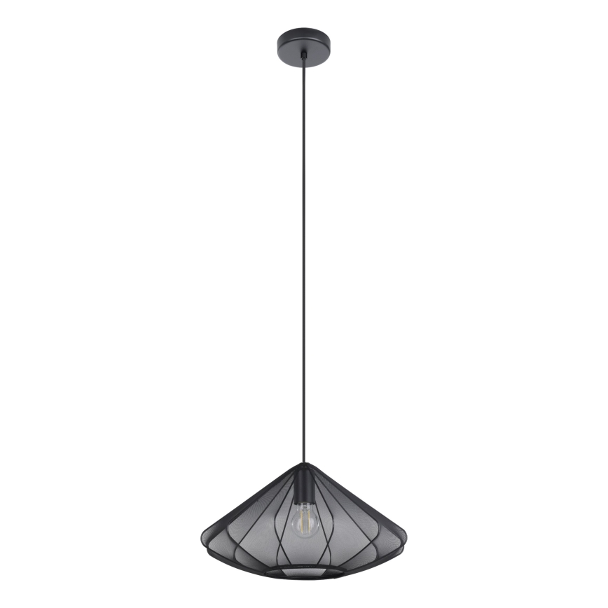 Eglo - Lampadario a sospensione con filo 1xE27/40W/230V diametro 42,5 cm nero