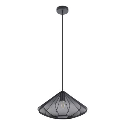 Eglo - Lampadario a sospensione con filo 1xE27/40W/230V diametro 42,5 cm nero