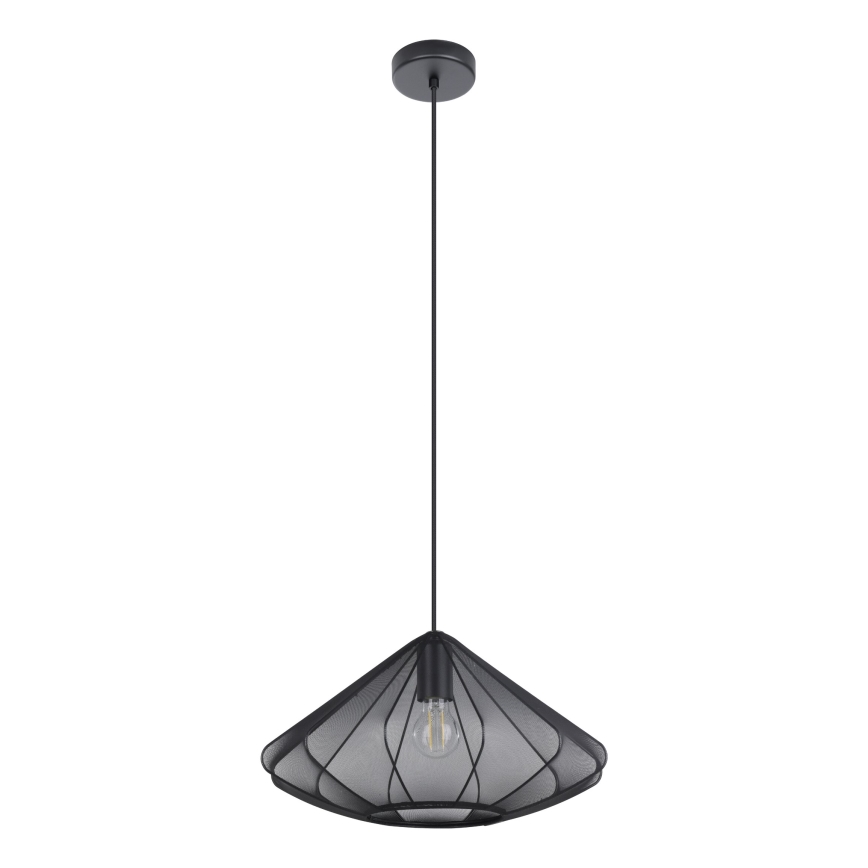 Eglo - Lampadario a sospensione con filo 1xE27/40W/230V diametro 42,5 cm nero