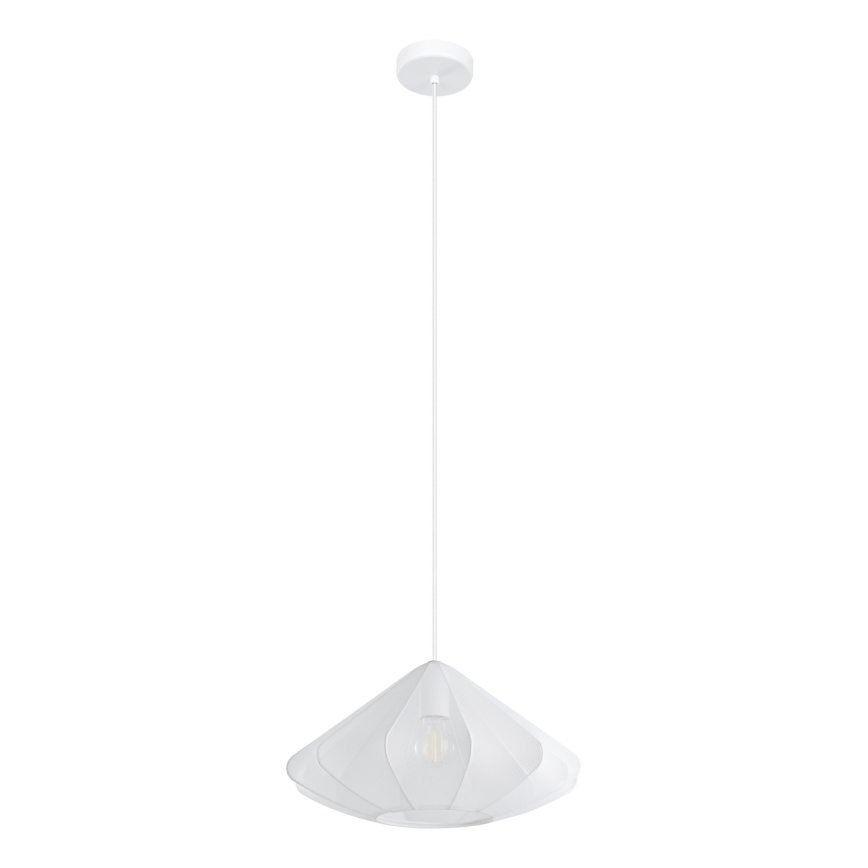 Eglo - Lampadario a sospensione con filo 1xE27/40W/230V diametro 42,5 cm bianco