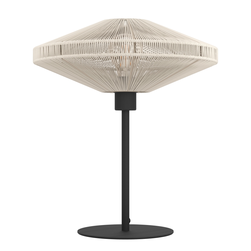 Eglo - Lampada da tavolo 1xE27/40W/230V color crema