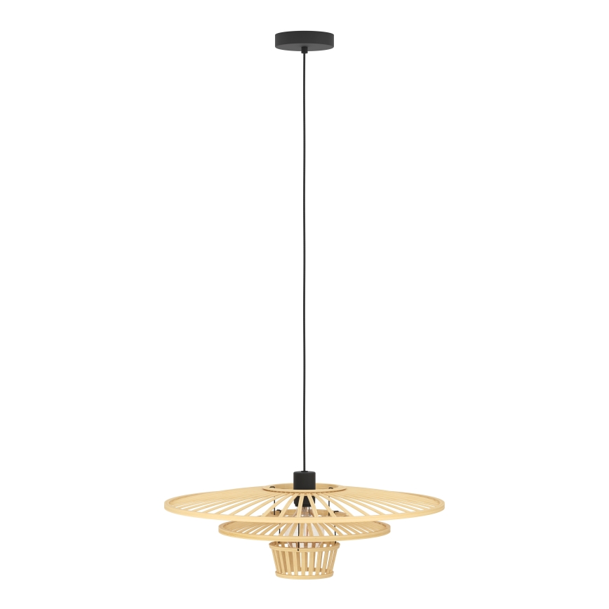 Eglo - Lampadario a sospensione su cavo 1xE27/40W/230V bambù