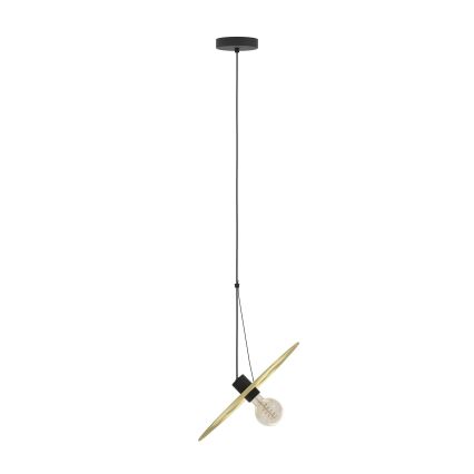 Eglo - Lampadario a sospensione con filo 1xE27/40W/230V oro