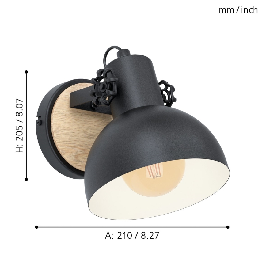 Eglo - Applique 1xE27/28W/230V