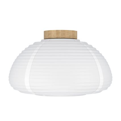 Eglo - Plafoniera 1xE27/40W/230V Ø 40 cm bianco/beige