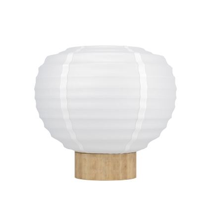 Eglo - Lampada da tavolo 1xE27/40W/230V bianco/beige