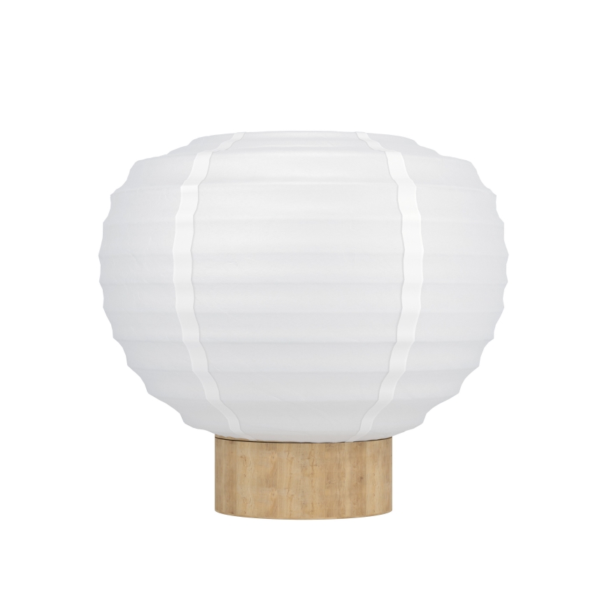 Eglo - Lampada da tavolo 1xE27/40W/230V bianco/beige