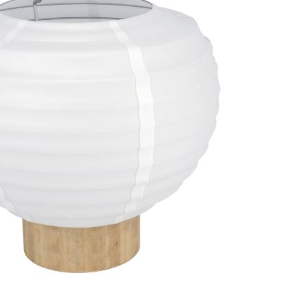 Eglo - Lampada da tavolo 1xE27/40W/230V bianco/beige