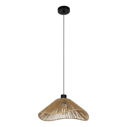 Eglo - Lampadario a sospensione con filo 1xE27/60W/230V marrone