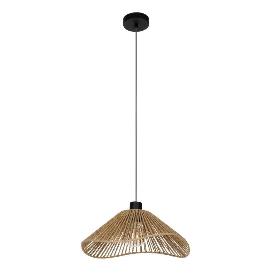 Eglo - Lampadario a sospensione con filo 1xE27/60W/230V marrone