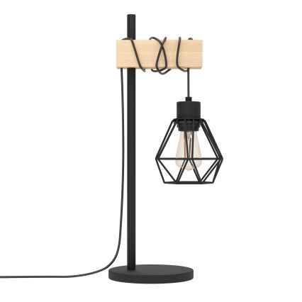Eglo - Lampada da tavolo TOWNSHEND 1xE27/60W/230V - FSC certificato