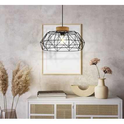 Eglo - Lampadario a sospensione con filo 1xE27/60W/230V - FSC certificato