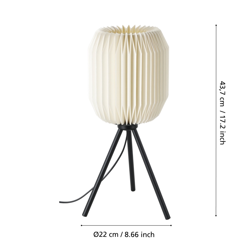 Eglo - Lampada da tavolo 1xE27/40W/230V
