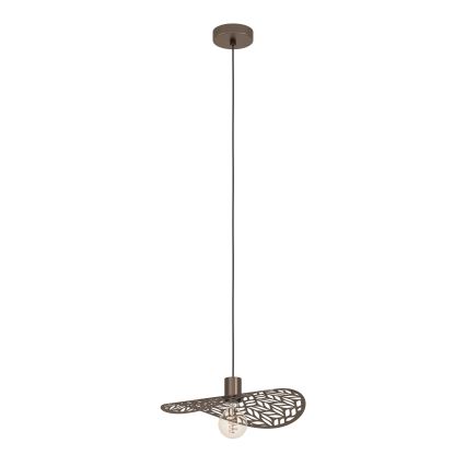 Eglo - Lampadario a cavo 1xE27/60W/230V Ø 40 cm bronzo