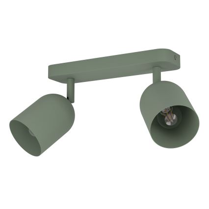 Eglo - Faretto 2xE14/40W/230V verde