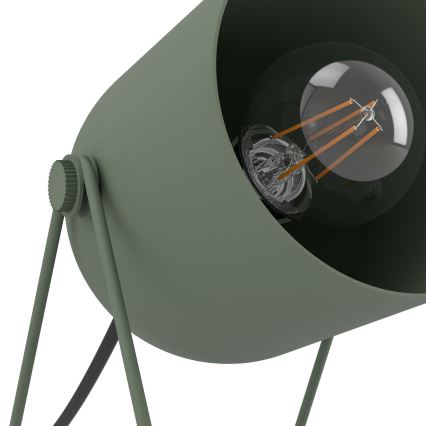 Eglo - Lampada da tavolo 1xE14/8W/230V verde