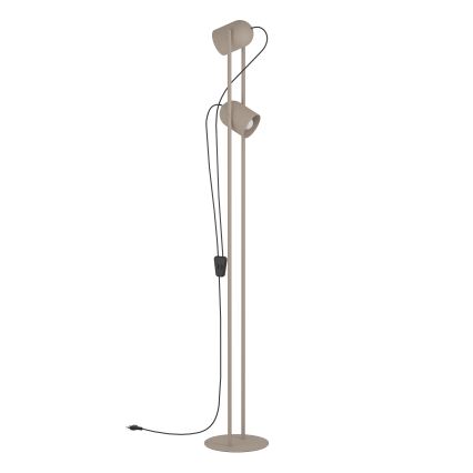 Eglo - Lampada da terra 2xE14/8W/230V beige