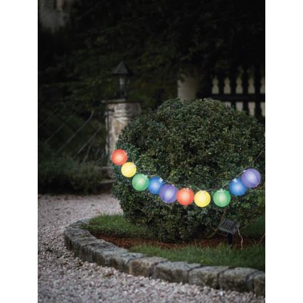 EGLO 47339 - Luce solare da giardino PALLONCINI 10xLED/0,075W