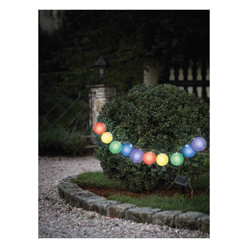 EGLO 47339 - Luce solare da giardino PALLONCINI 10xLED/0,075W