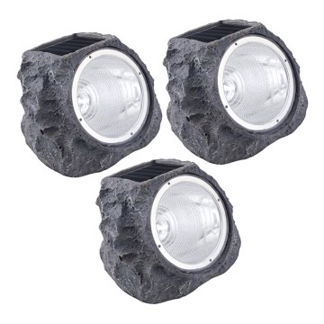 Eglo 48505 - KIT 3x Lampada LED solare 3xLED/0,06W