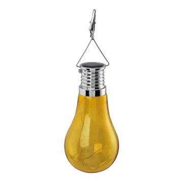 Eglo 48623 - Lampada LED solare 4xLED/0,06W giallo