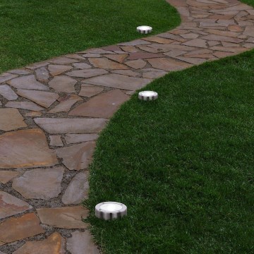 Eglo 48777 - Lampada solare a LED con sensore LED/0,07W/1,2V 200 mAh, cromo opaco