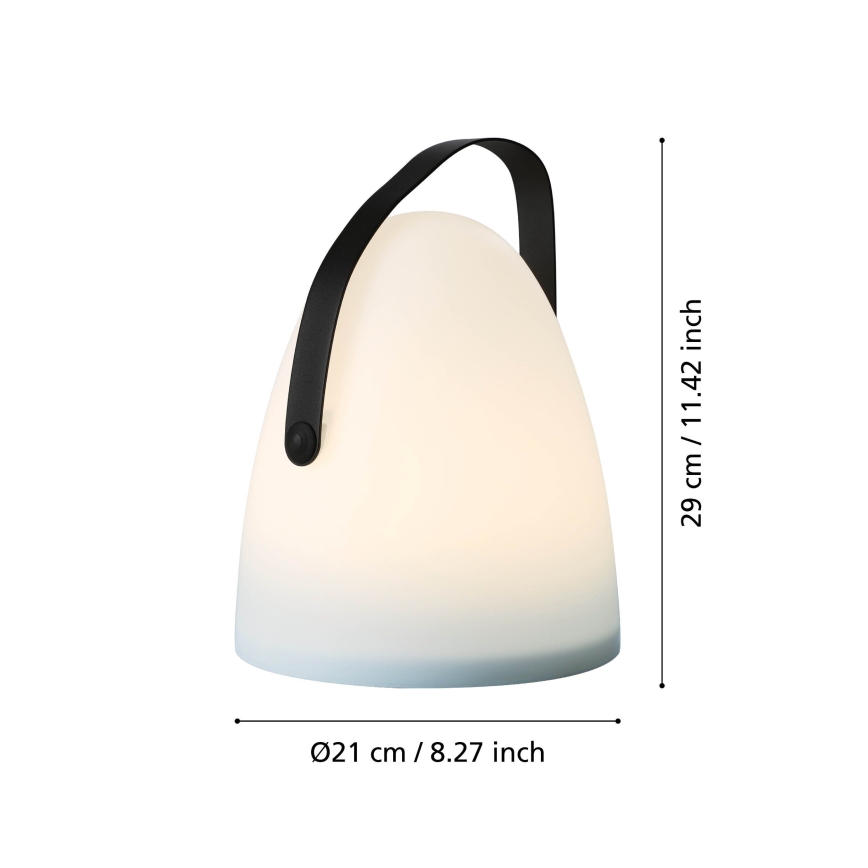 Eglo 48841 - Lampada da tavolo LED da esterno COLLIRADOS LED/3xAA IP44