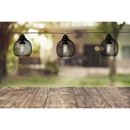 Eglo 48964 - Catena solare LED 8xLED/3m 600 mAh IP44