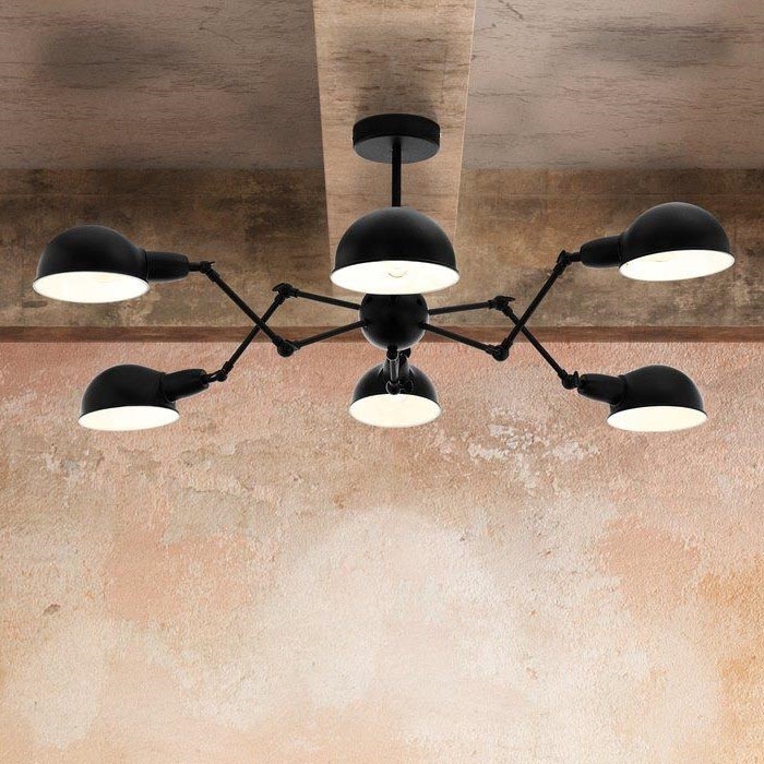 Sospensione Rigido Supporto 6xe27 Exmoor 60w 230v Eglo 49036Lampadario Con A CthsQdr
