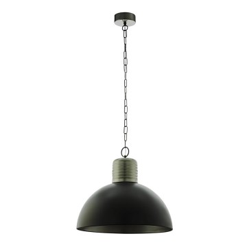 Eglo 49106 - Lampadario a sospensione con catena COLDRIDGE 1xE27/60W/230V