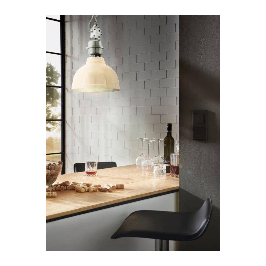 Eglo 49172 - Lampadario a sospensione con catena GRANTHAM 1xE27/60W/230V