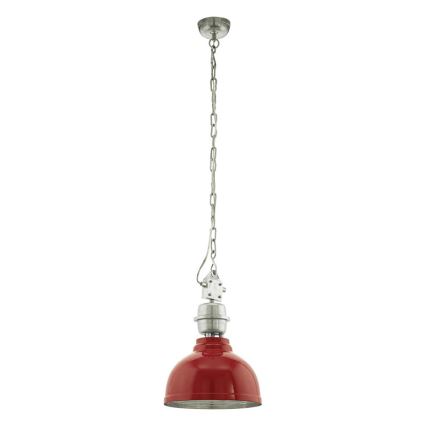 Eglo 49177 - Lampadario a sospensione con catena GRANTHAM 1xE27/60W/230V