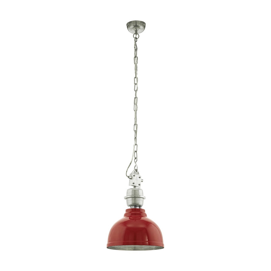 Eglo 49177 - Lampadario a sospensione con catena GRANTHAM 1xE27/60W/230V