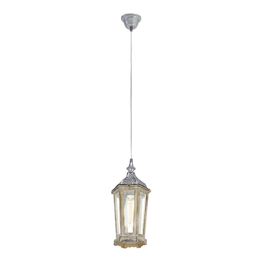 Eglo 49206 - Lampadario KINGHORN 1xE27/42W/230V