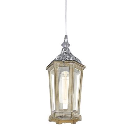 Eglo 49206 - Lampadario a cavo KINGHORN 1xE27/42W/230V
