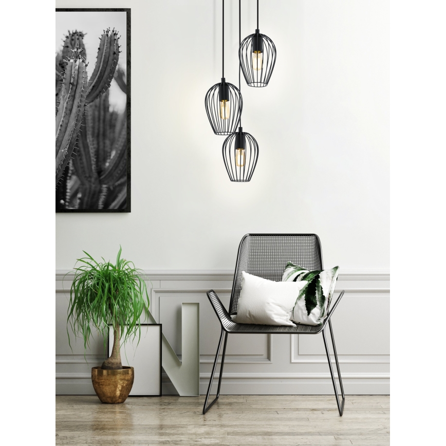 Eglo - Lampadario 3xE27/60W/230V
