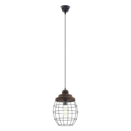 Eglo 49499 - Lampadario BAMPTON 1xE27/60W/230V