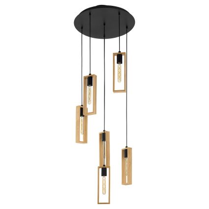 Eglo - Lampadario a sospensione con filo 6xE27/60W/230V
