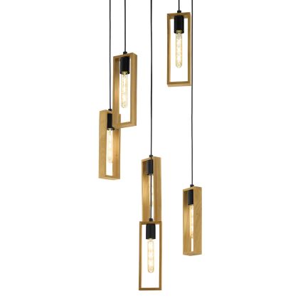 Eglo - Lampadario a sospensione con filo 6xE27/60W/230V