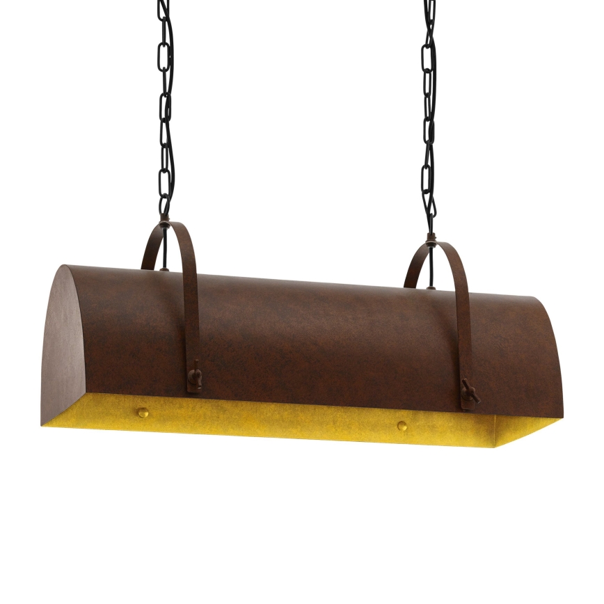Eglo 49687 - Lampadario a sospensione con catena DEERHURST 2xE27/60W/230V