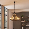 Eglo 49694 - Lampadario a catena FINDLAY 6xE27/60W