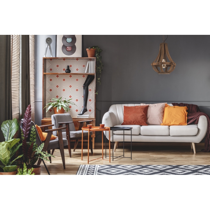 Eglo 49724 - Lampadario a sospensione con catena KINROSS 1xE27/60W