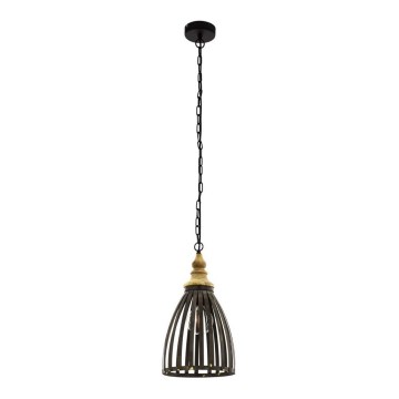 Eglo 49786 - Lampadario a sospensione con catena OLDCASTLE 1xE27/60W/230V
