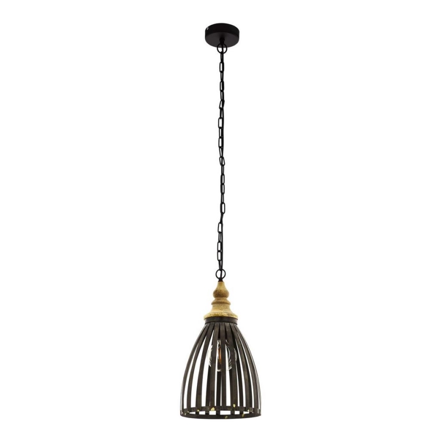 Eglo 49786 - Lampadario a sospensione con catena OLDCASTLE 1xE27/60W/230V