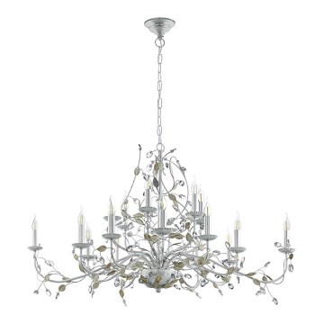 Eglo 49828 - Lampadario a sospensione con catena FLITWICK 1 15xE14/40W/230V